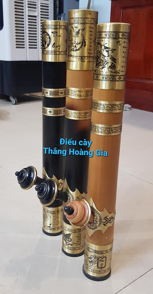 Điếu Cày du lịch kèm bao da